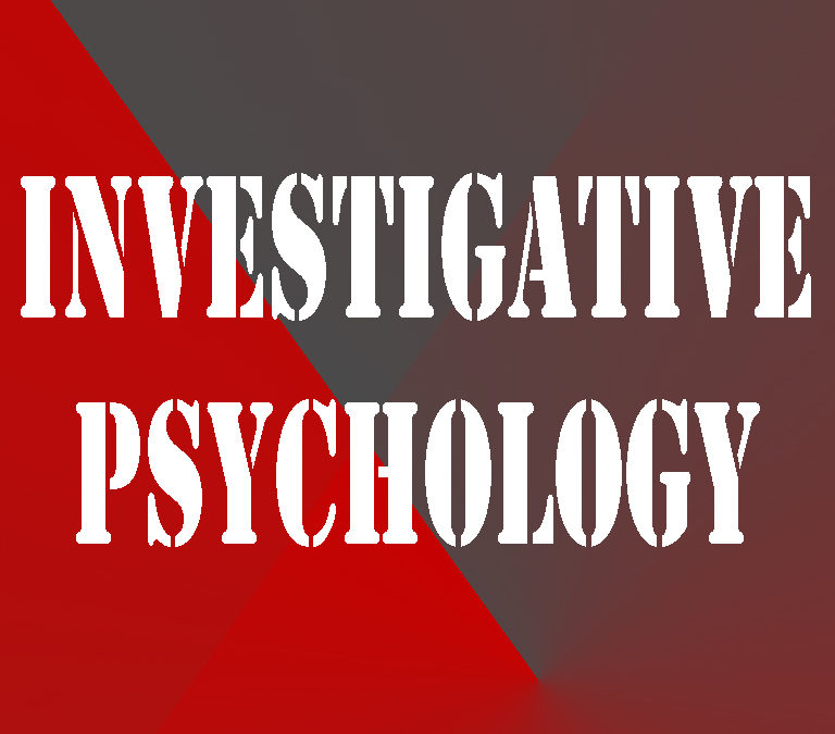 Investigative Psychology – Detailed Explanation