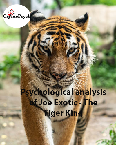 Psychological analysis of Joe Exotic the Tiger King