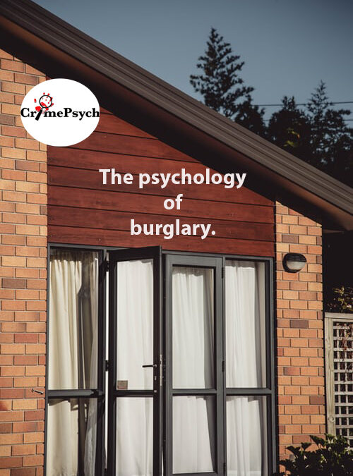 The psychology of burglary
