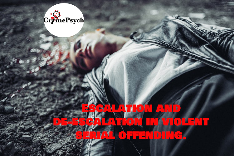 Escalation and de-escalation of violence in serial crimes